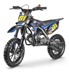 Moto pour enfant 50cc MX STORM Bleu