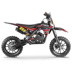 Mini moto 50cc pour enfant MX STORM Rouge