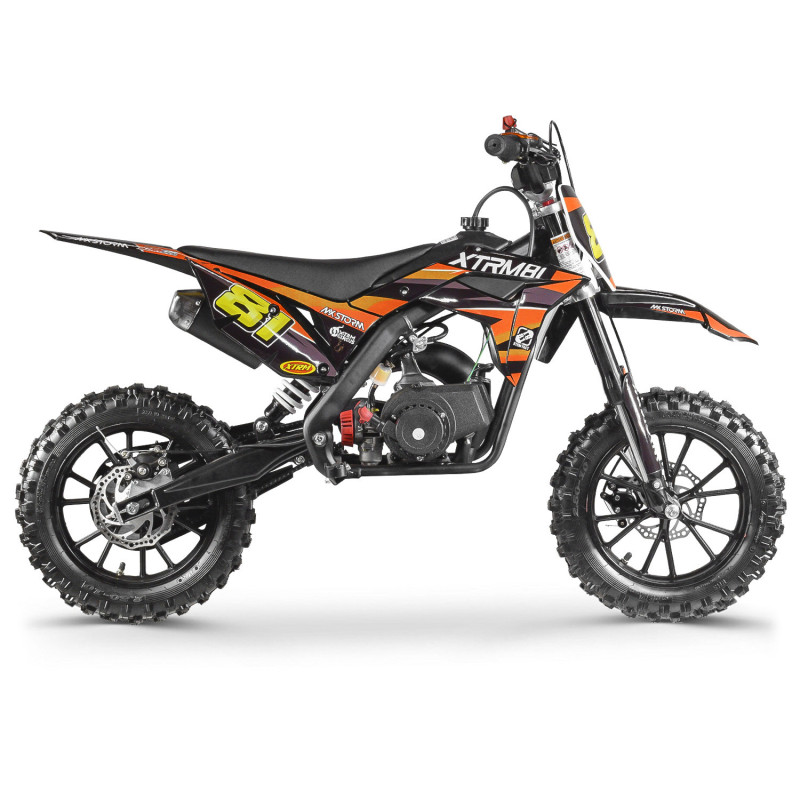 Pocket Bike 50cc pour enfant MX STORM Orange - vue 3