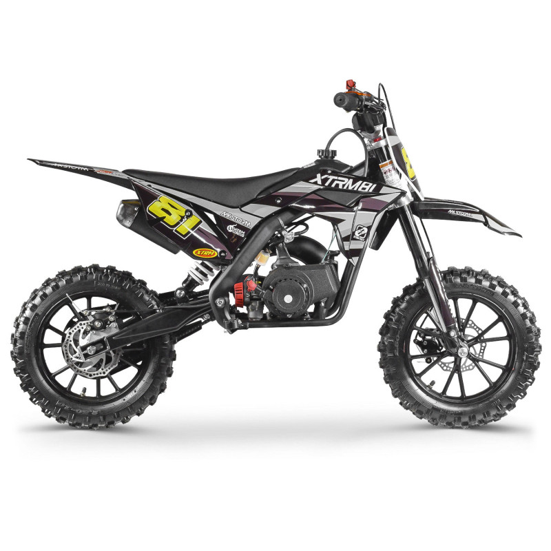 Moto enfant 50cc MX STORM Blanc - vue 3