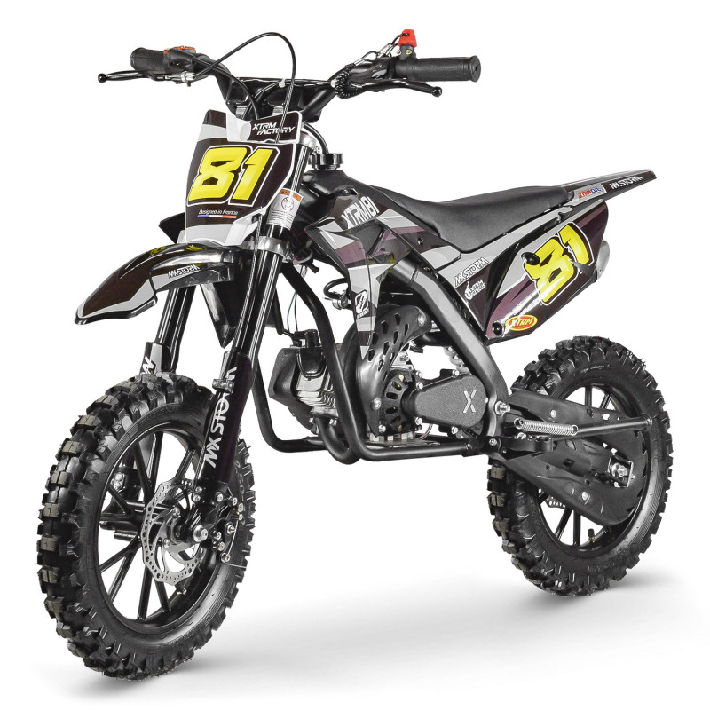 Moto enfant 50cc MX STORM Blanc - vue 2