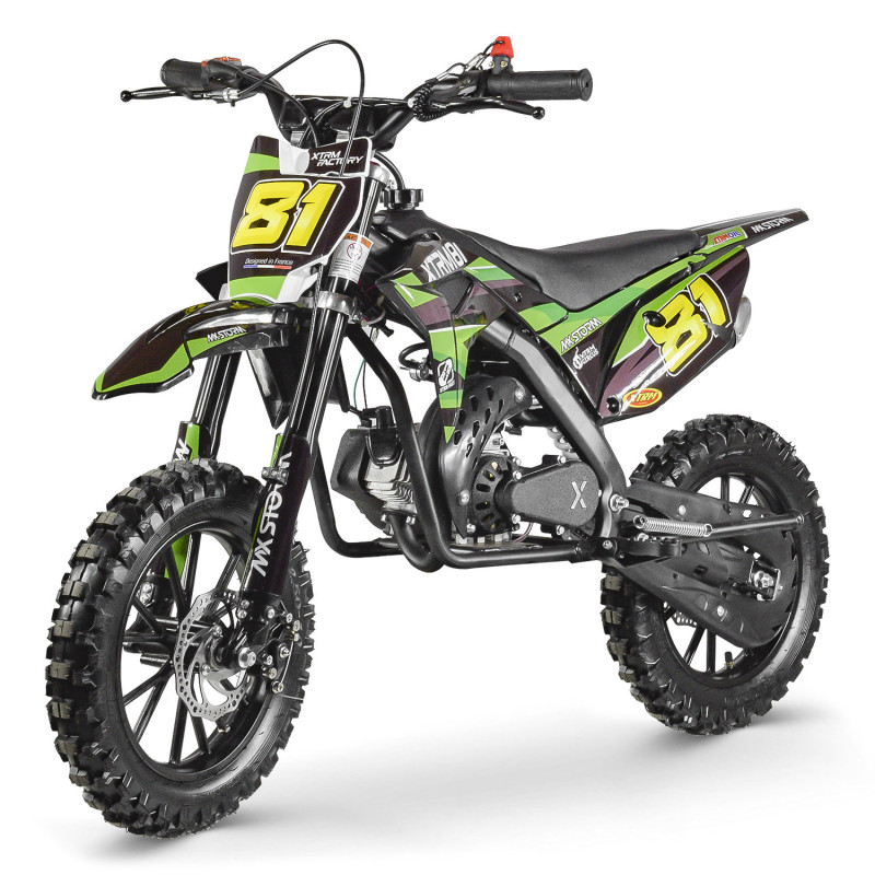 Pocket cross 50cc pour enfant MX STORM Vert - vue 2