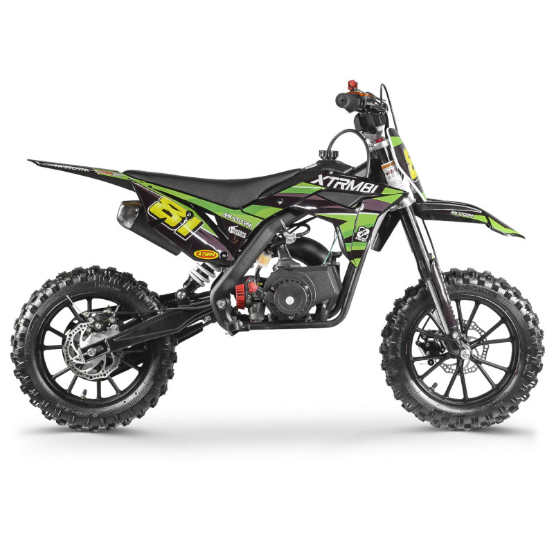 Pocket cross 50cc pour enfant MX STORM Vert - vue 3