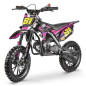 Moto pocket 50cc pour enfant MX STORM Rose