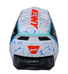 Casque cross Kenny PERFORMANCE 2026 - Bleu / Blanc