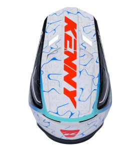 Casque cross Kenny PERFORMANCE 2026 - Bleu / Blanc