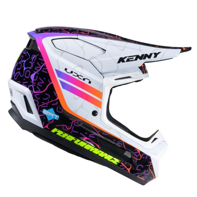 Casque moto tout terrain Kenny PERFORMANCE 2026 - Noir / Blanc - vue 2