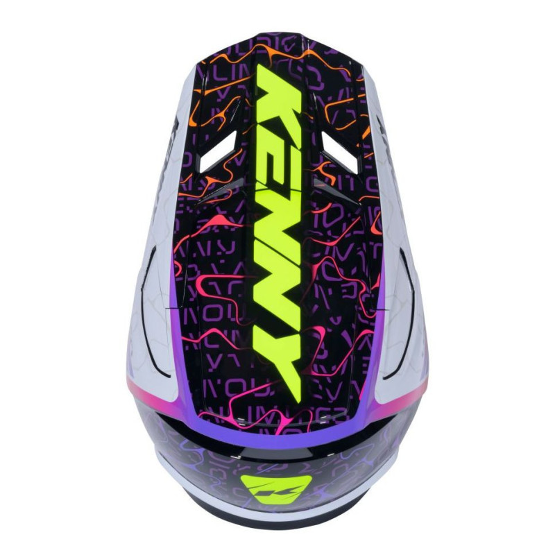 Casque moto tout terrain Kenny PERFORMANCE 2026 - Noir / Blanc - vue 4