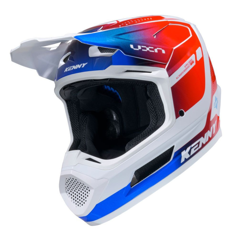 Casque cross Kenny PERFORMANCE 2026 - Rouge / Bleu Casque cross Kenny PERFORMANCE 2026 - Rouge / Bleu