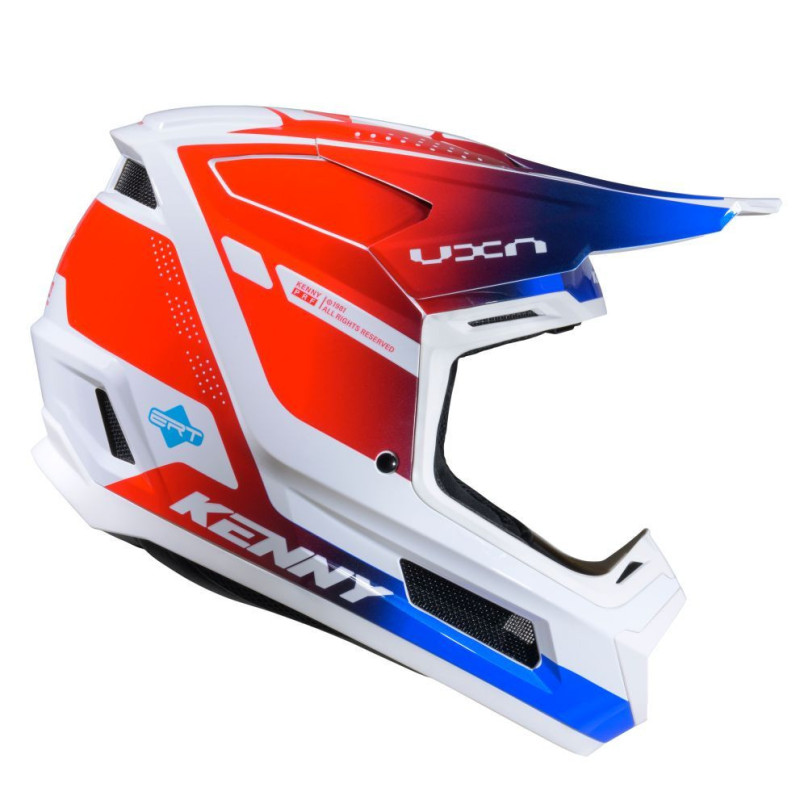 Casque cross Kenny PERFORMANCE 2026 - Rouge / Bleu - vue 2