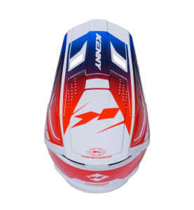 Casque cross Kenny PERFORMANCE 2026 - Rouge / Bleu