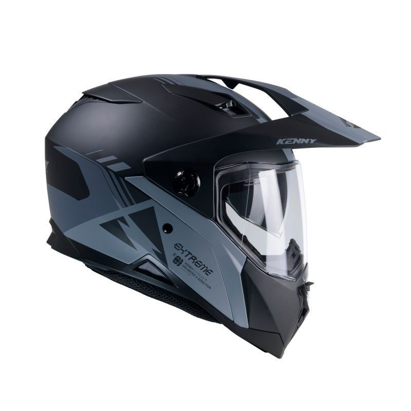 Casque enduro Kenny EXTREME - GREY - vue 2