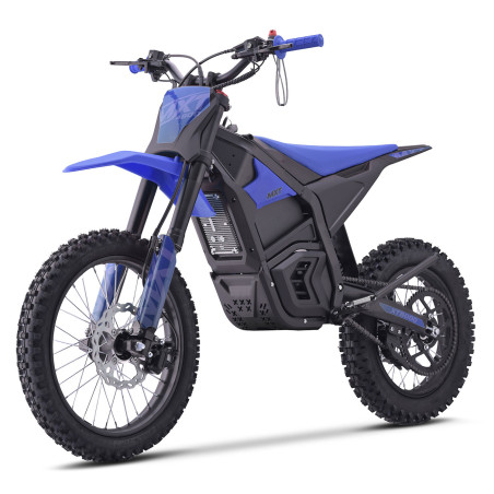 Dirt Bike électrique 6000 Watts MXT 17/14 - BLEU
