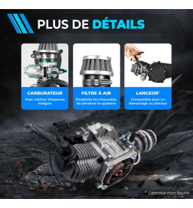 12// MOTEUR POCKET 49CC NU