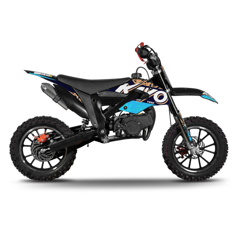 Pocket Bike 50cc Kayo TS50 - BLEU - vue 2