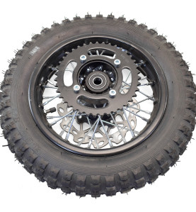 Roue 10" arrière complète dirt