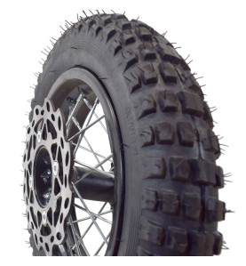 Roue 10" arrière complète dirt