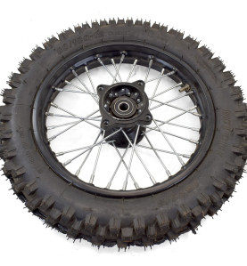 Roue complète 12" avant pneu 80/100