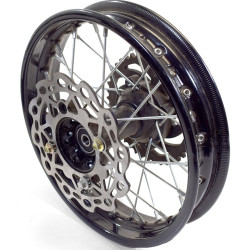 Jante arrière 10" dirt bike complète