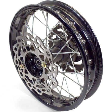 Jante arrière 10" dirt bike complète