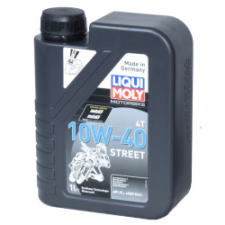 Pièces détachées  Huile 10W40 synthèse Moly street race