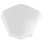 01//  PLAQUE NUMERO AVANT POCKET/QUAD LUXE BLANCHE