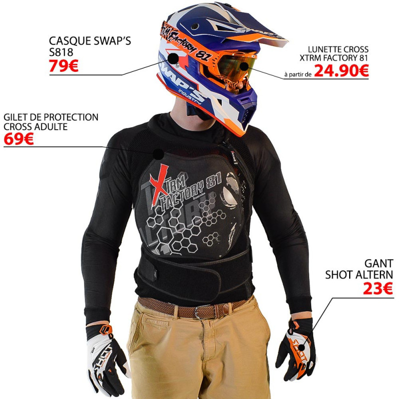 Gilet de protection adulte homologué XTRM FACTORY 81 - vue 4