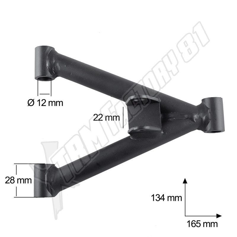 21// TRIANGLE INFERIEUR POCKET QUAD CANADA/MINI BAZOU 2024+ - vue 2