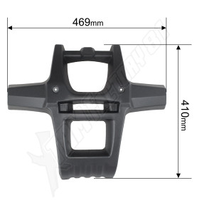 Pare-chocs avant plastique pocket quad 50cc Bazou