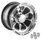 02// JANTE AVANT/ARRIERE 8  JEEP CHROME