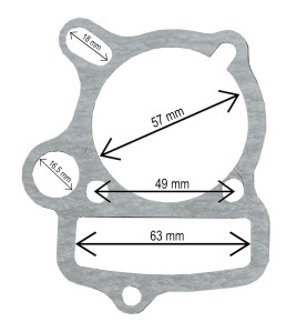 Pochette joints haut moteur 125cc quad dirt bike