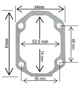 Pochette joints haut moteur 125cc quad dirt bike
