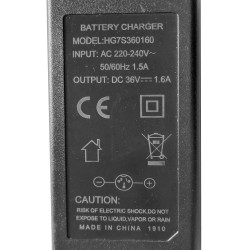09// CHARGEUR LITHIUM/PLOMB 36V 1.5A QUAD/MOTO NRJ 1600W