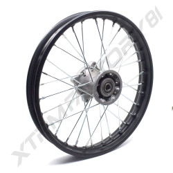 Jante avant 14" pour dirt 125 moyeu gris entraxe 70mm