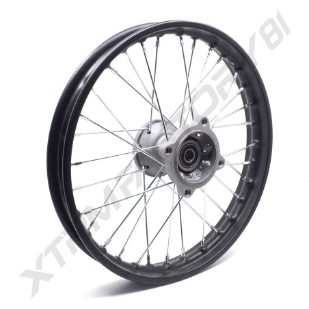 Jante avant 14" pour dirt 125 moyeu gris entraxe 70mm