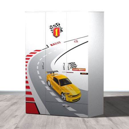 Armoire enfant 3 portes MUSTANG (KRD)