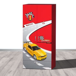 Armoire enfant 2 portes MUSTANG