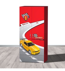 Armoire enfant 2 portes MUSTANG