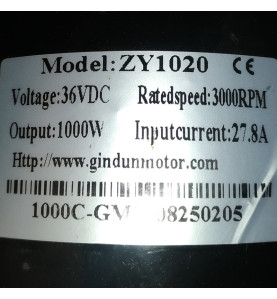 Moteur électrique 1000W 36V