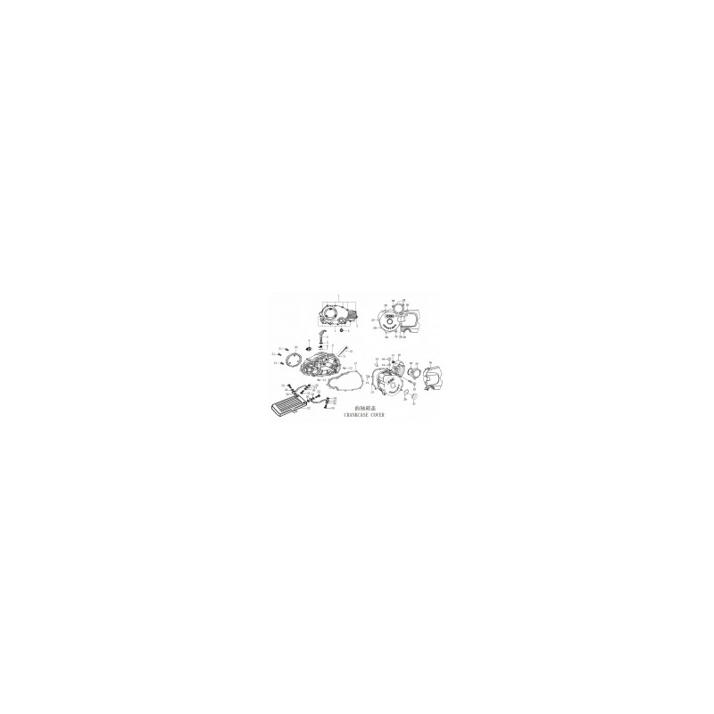 Pièces détachées - QUAD KAYO A200 - Carter allumage, carter embrayge