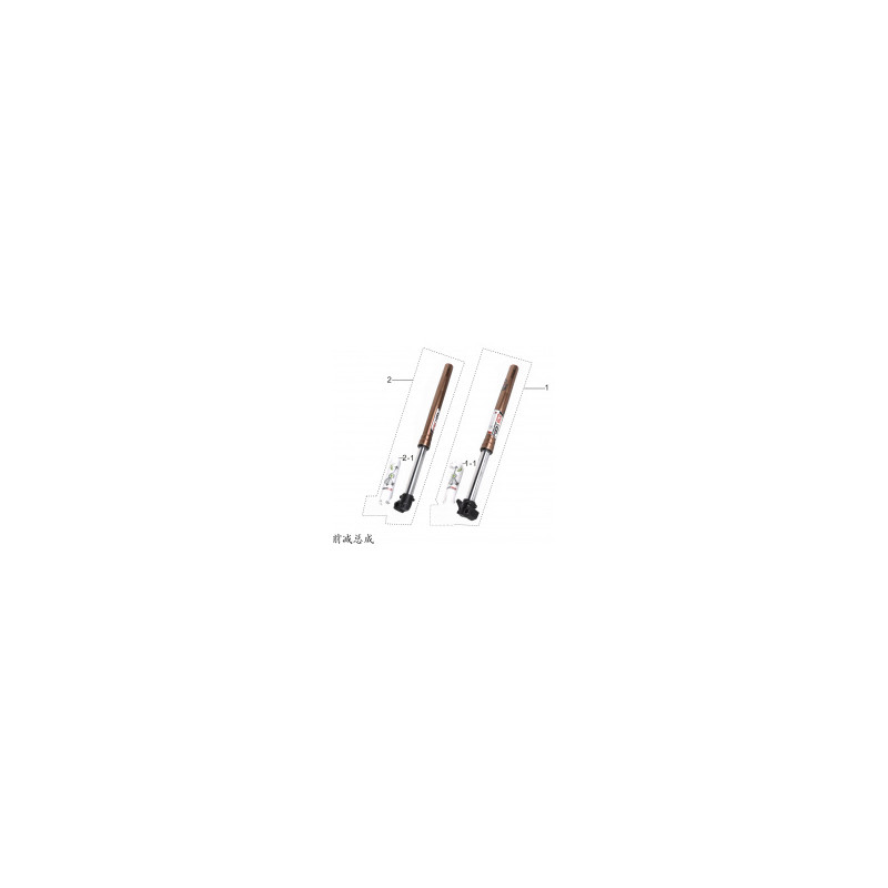 Pièces détachées - DIRT BIKE KAYO TT190R - Fourche