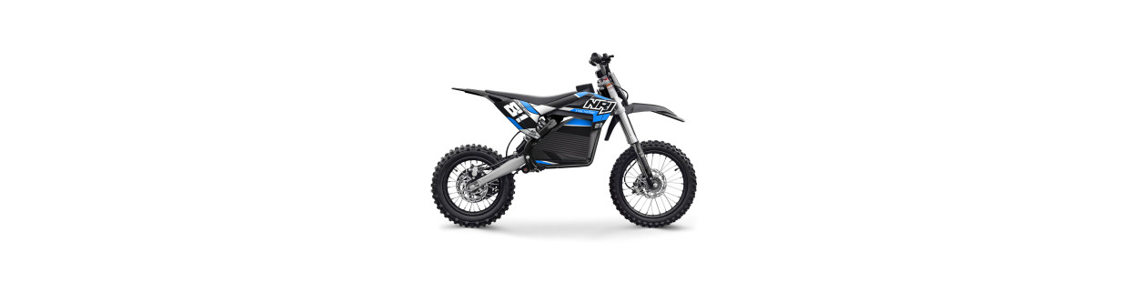 Moto Cross électrique Pour Enfants ISinwheel 350W - 25 Km/h, Autonomie 22 Km, âge 3-14 Ans, Bleu