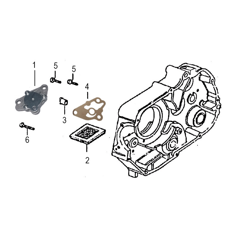 Pièces détachées - DIRT BIKE KAYO TS90 - POMPE A HUILE