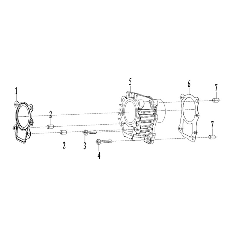 Pièces détachées - DIRT BIKE KAYO KMB60 20TH ANNIV - CYLINDRE