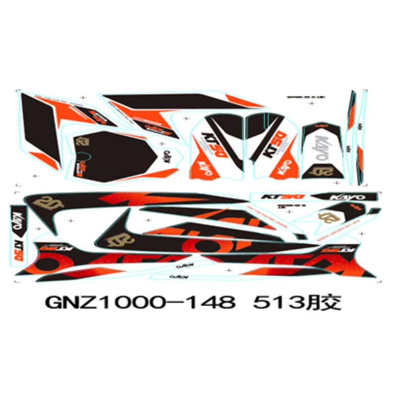 Pièces détachées - DIRT BIKE KAYO KT50 20EM - STICKERS