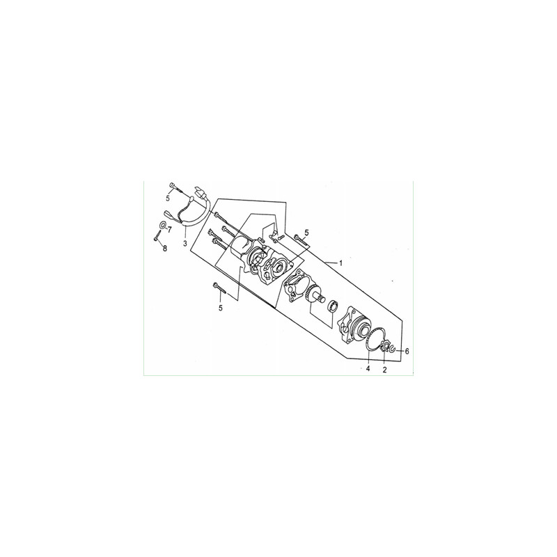 Pièces détachées - QUAD KAYO PREDATOR 110 (AT110) - Démarreur