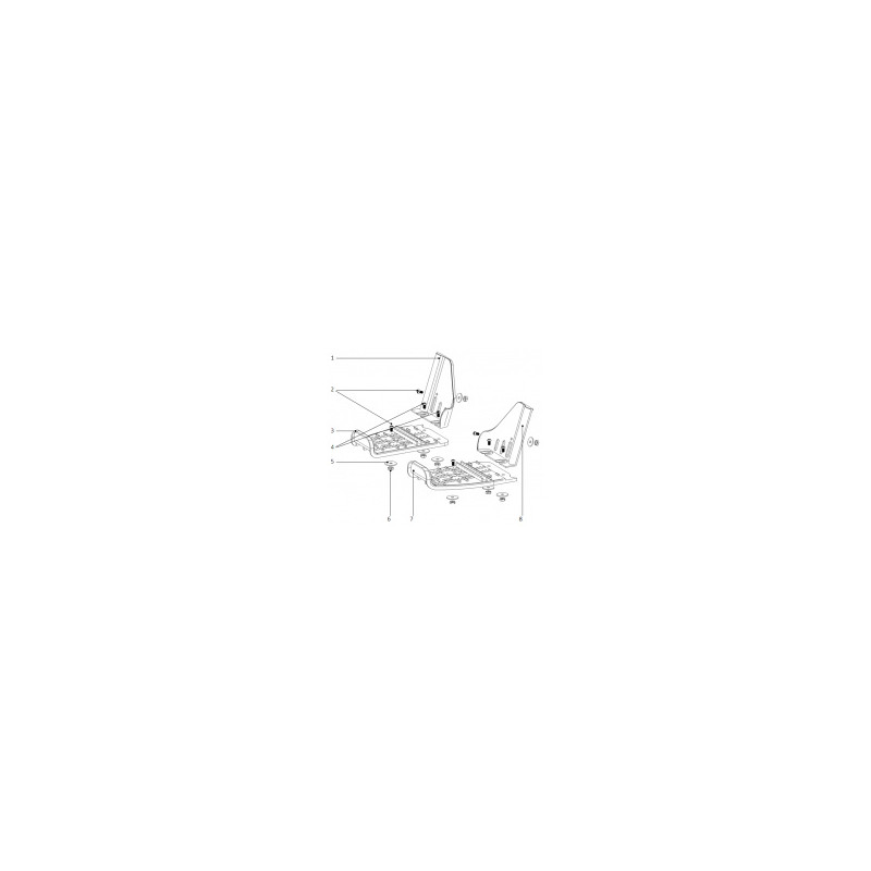 Pièces détachées - POCKET QUAD MINI BAZOU 50 - Marche pied